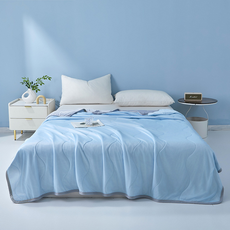 Productos explosivos transfronterizos temu Xiyin TK comercio exterior seda fría edredón de regalo de verano, edredón de aire acondicionado para una sola persona y dos personas