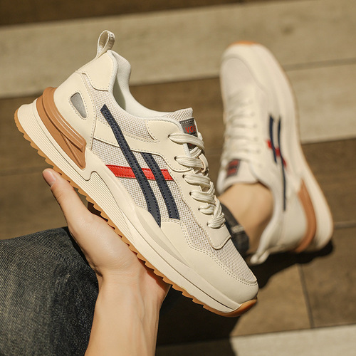 Men's Summer 2025 Casual Sports Travel Shoes, Retro Mesh Breathable Running Trend Shoes for Autumn