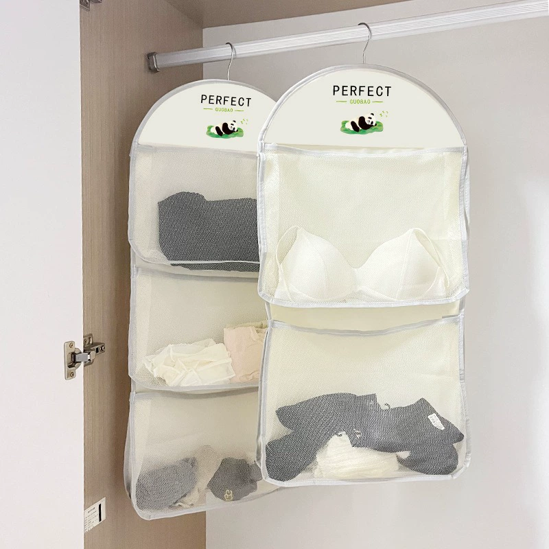Underwear, storage system, hanging organiser, storage bag
