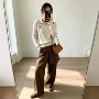 源头显瘦百搭polo针织衫