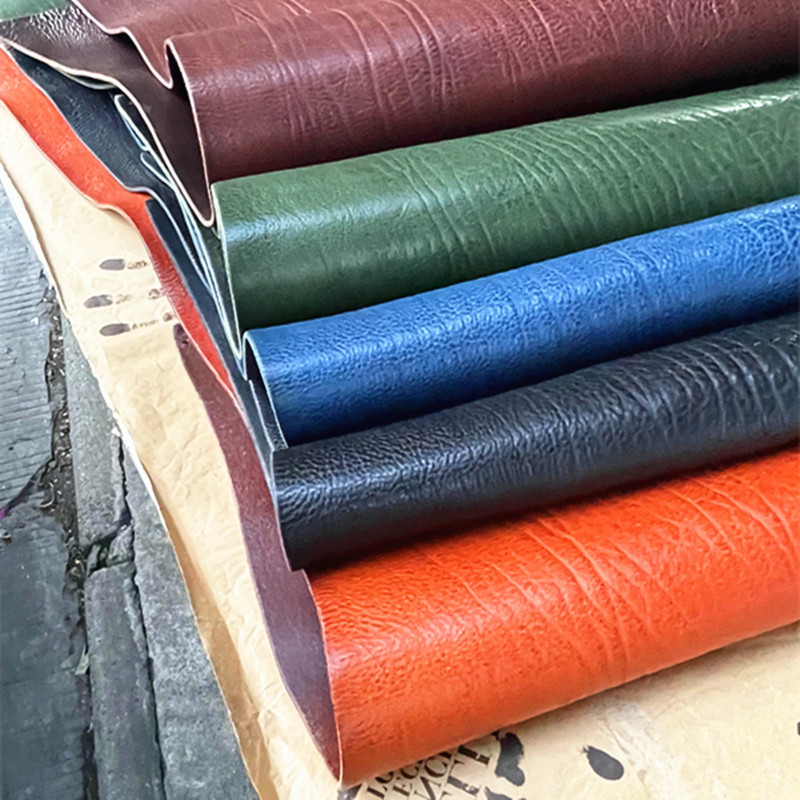 双肩多脂植鞣封底美鞍野牛皮5.0-5.5mm厚茶芯皮带腰带钥匙复古包