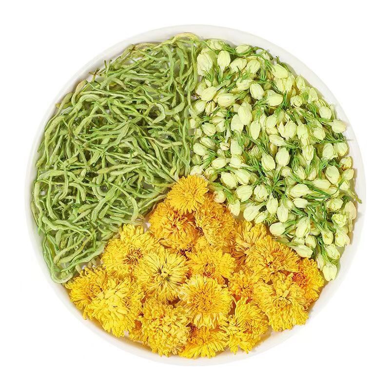 菊花金银花茉莉花茶包滋养三花茶秋冬女神组合花茶茉莉菊花批发|undefined