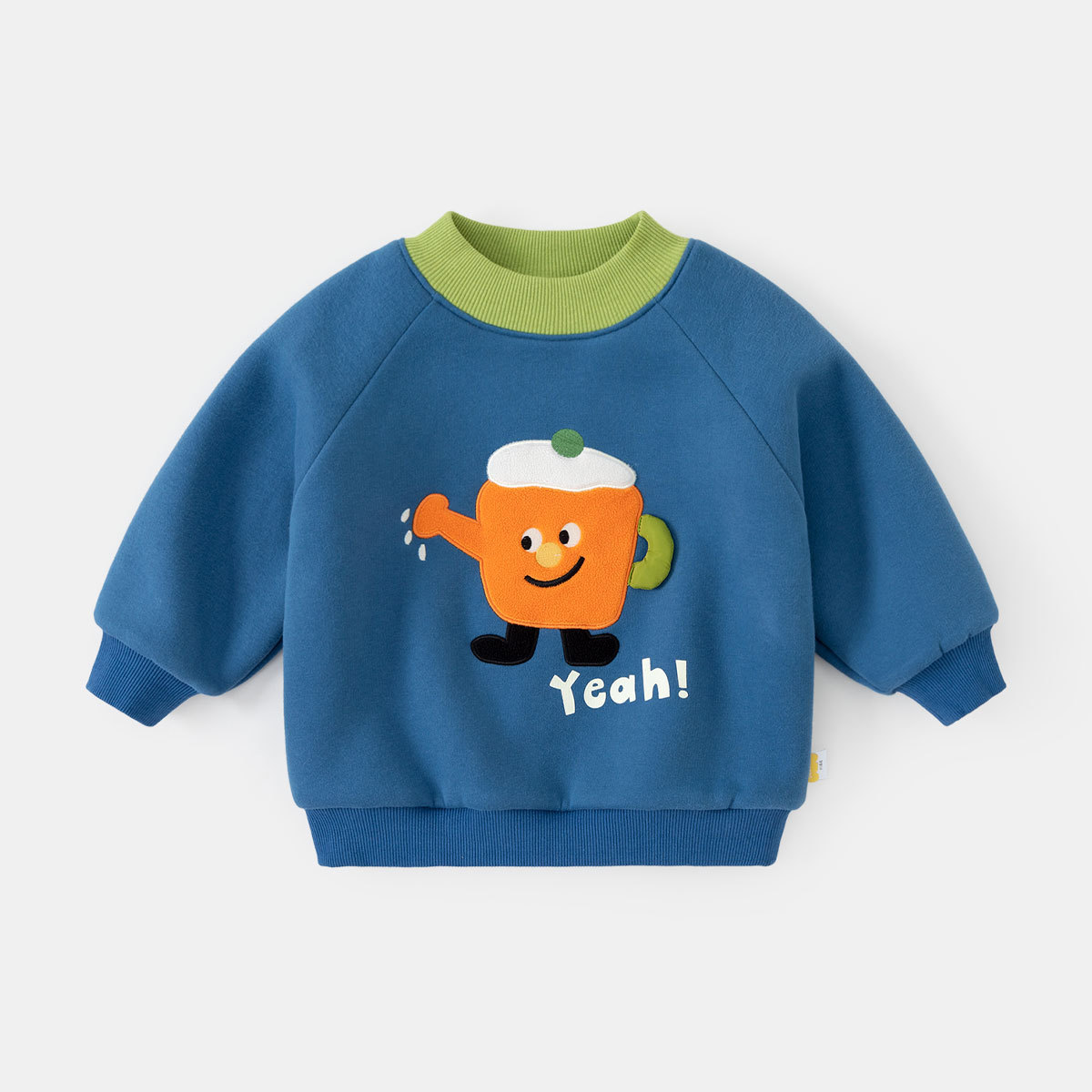Suéter de Año Nuevo para bebés con forro polar Otoño e Invierno ropa para niños ropa de invierno engrosada para bebés tops para niños ropa de invierno para niños Invierno