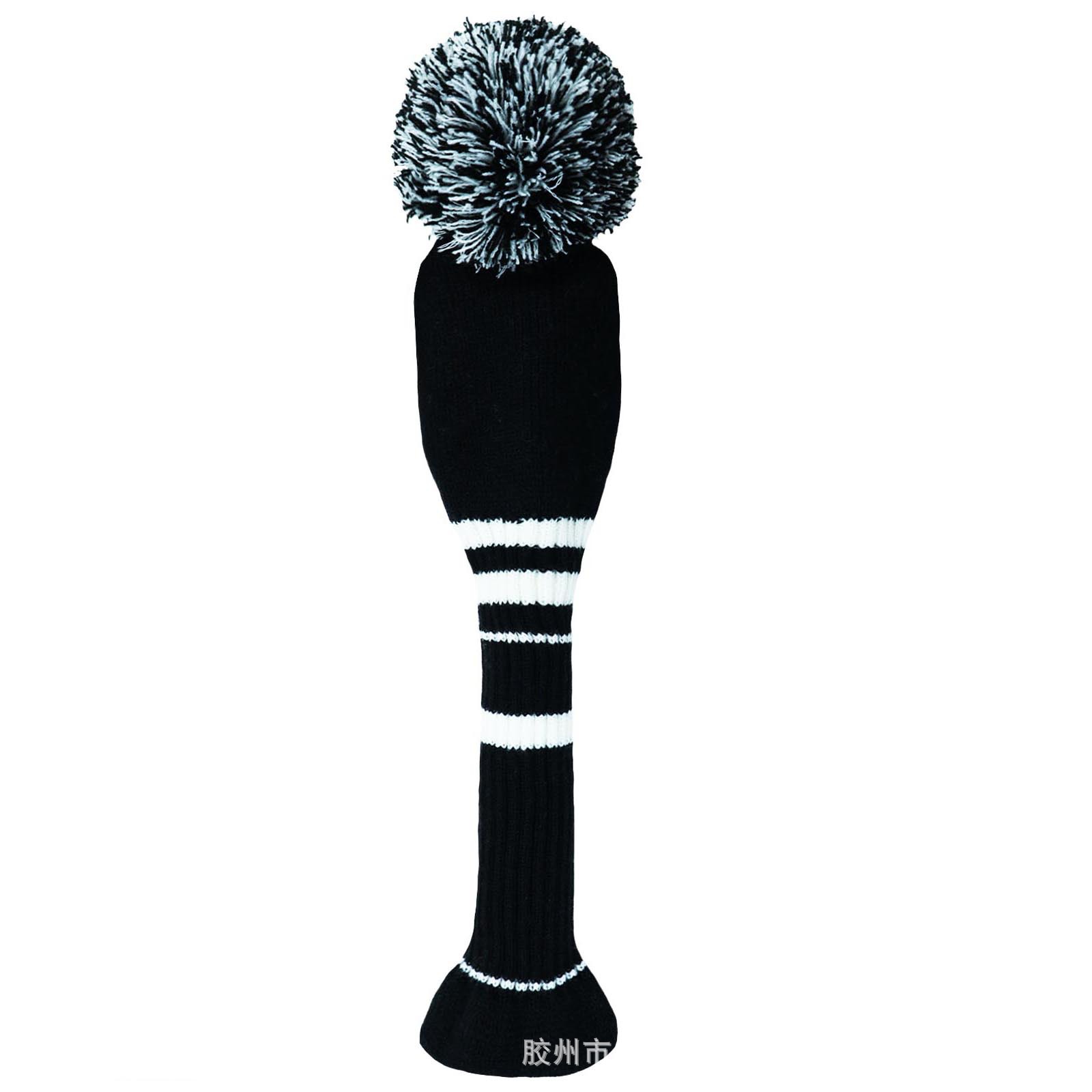 폼 폴 커버 1개, 검정색 바탕에 흰색 패턴, 1호