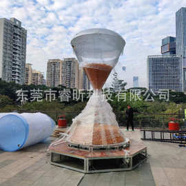 专业异型亚克力沙漏创意美陈展示道具透明球罩吹塑亚克力球
