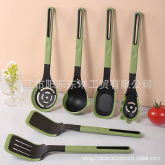 液态硅胶厨具套装双色手柄硅胶铲煎铲汤勺厨具不粘锅专用锅铲套组