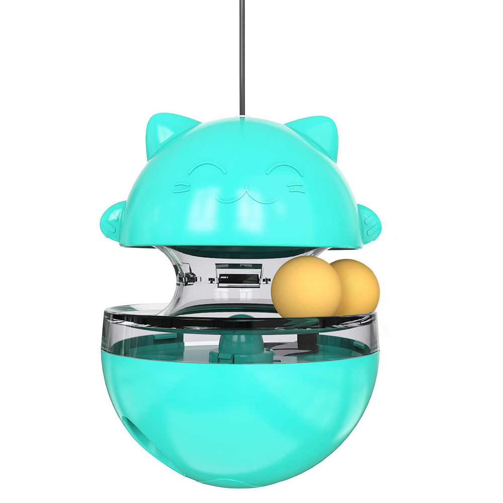 Cruzar la frontera en stock perro gato pista bola auto-Hola alivio bocadillo comida juguete bola vaso gato divertido gato palo