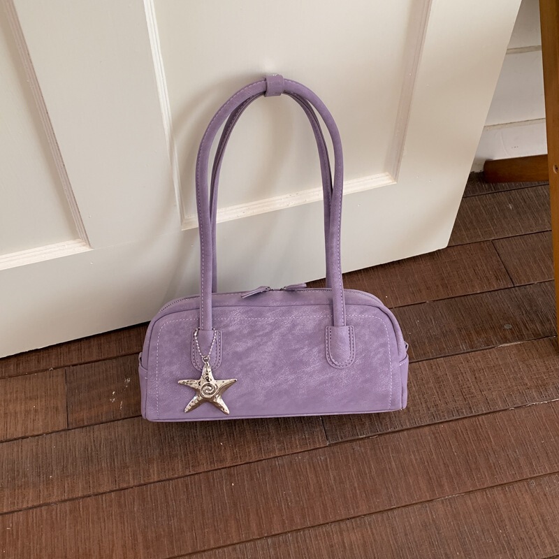 Cross-Border Versatile Shoulder Bag for Women, Casual Fashion Pillow Bag, Textured Commuter Underarm Bag, 2026 Summer Women's Bag