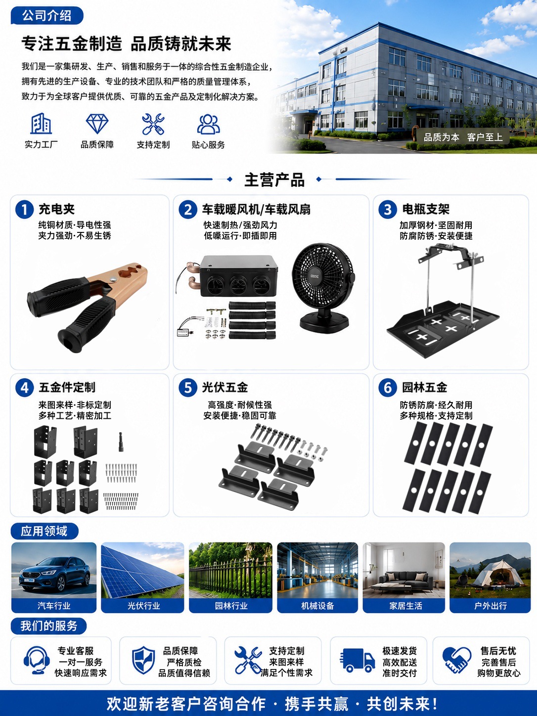 600A Thickened Iron Alligator Clips for Car Battery Jump-Starting, Heavy-Duty Grounding Clips, Large Welding Clips