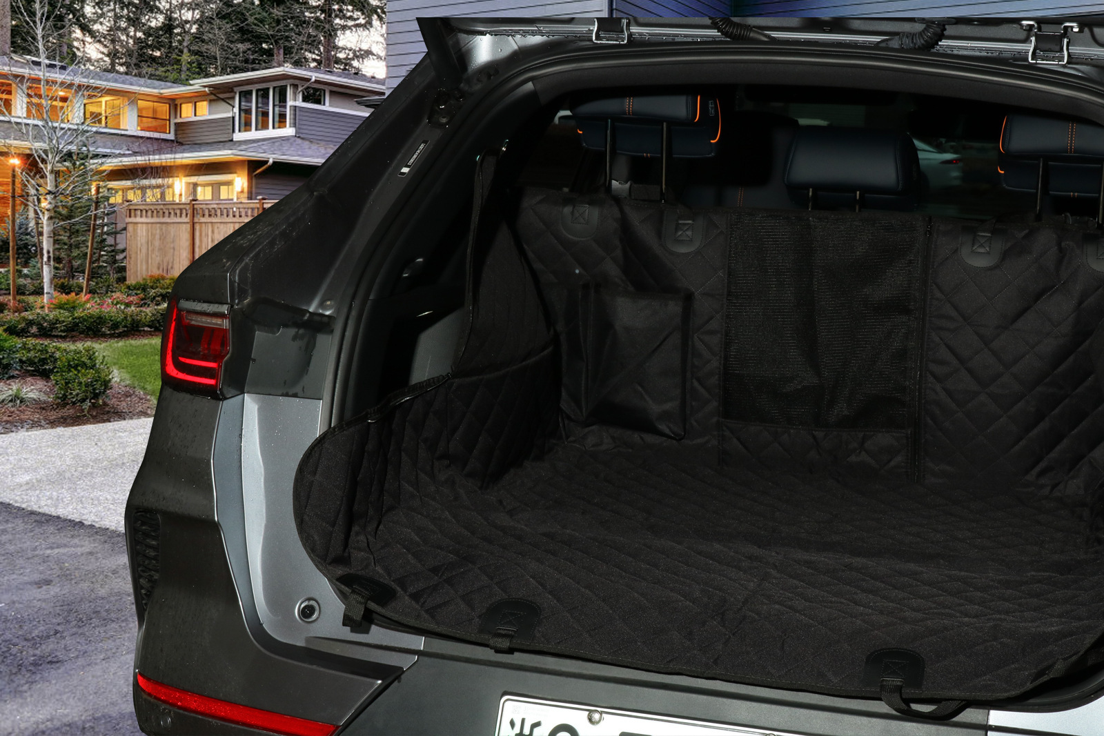 Car Pet Pad Dog Kennel Car Rear Pet Pad Car Dog Waterproof Cushion Wear-resistant Rear Seat Cover