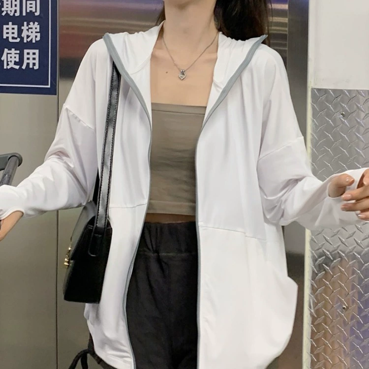 Летняя одежда для защиты от солнца, ультра тонкий длинный рукав, куртка, защита от ультрафиолета
