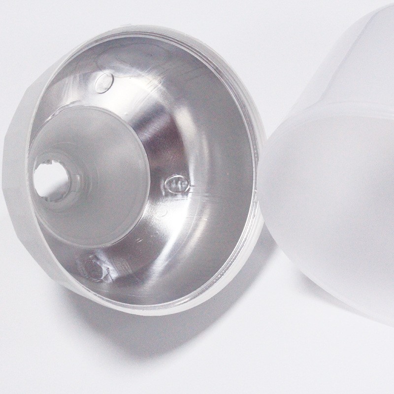 lámpara de aluminio de plástico LED doméstica E27 tornillo de ahorro de energía iluminación super brillante de alta potencia fábrica almacén lámpara de lámpara de luz blanca