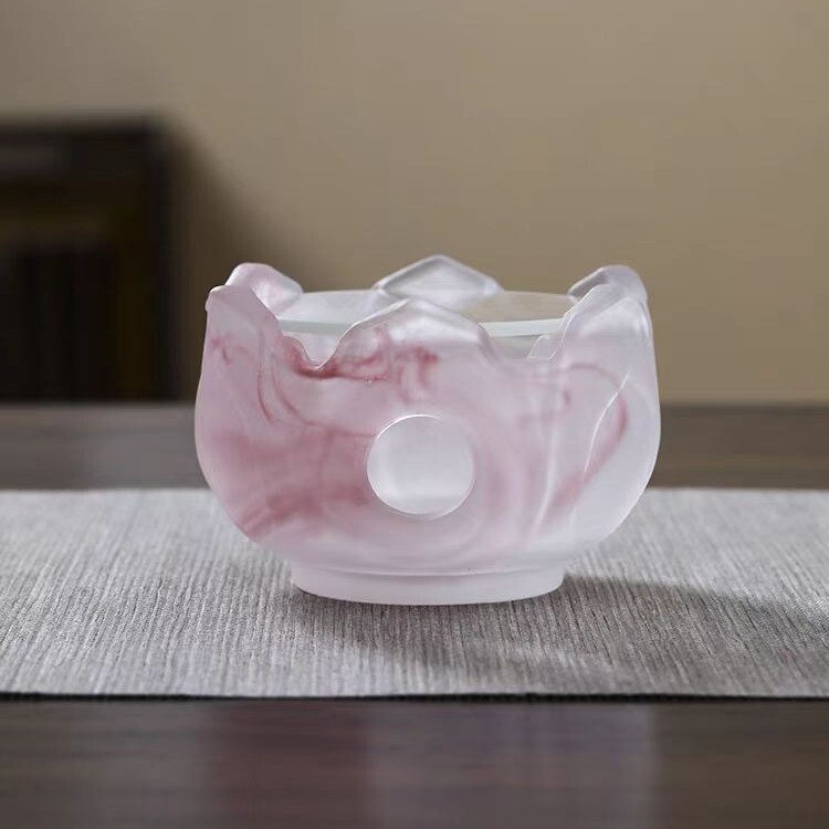 手作り瑠璃家庭用温茶炉瑠璃ろうそく加熱保温ベース|undefined