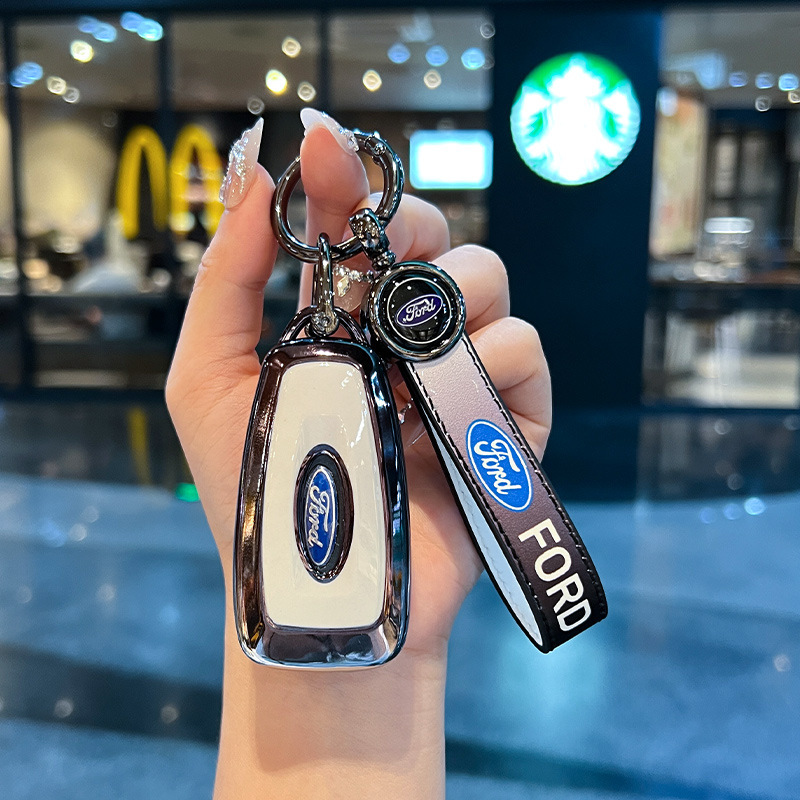 Suitable for Ford Focus Key Cover Mondeo Escort Escape Shell Edge Escape Car Key Bag Buckle Suitable for Ford Focus Key Cover Mondeo Escort Escape Shell Edge Escape Car Key Bag Buckle