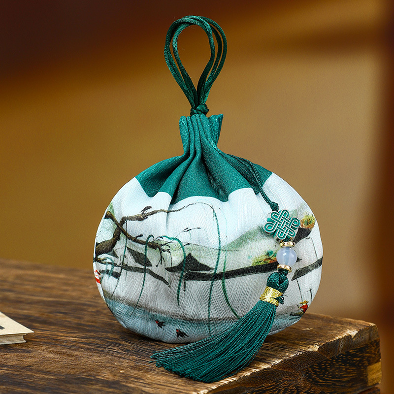 Festival del Barco del Dragón bolsas de costura china bolsas de incienso bolsas vacías de estilo antiguo cuerdas de impresión de mosquitos bolsas de incienso