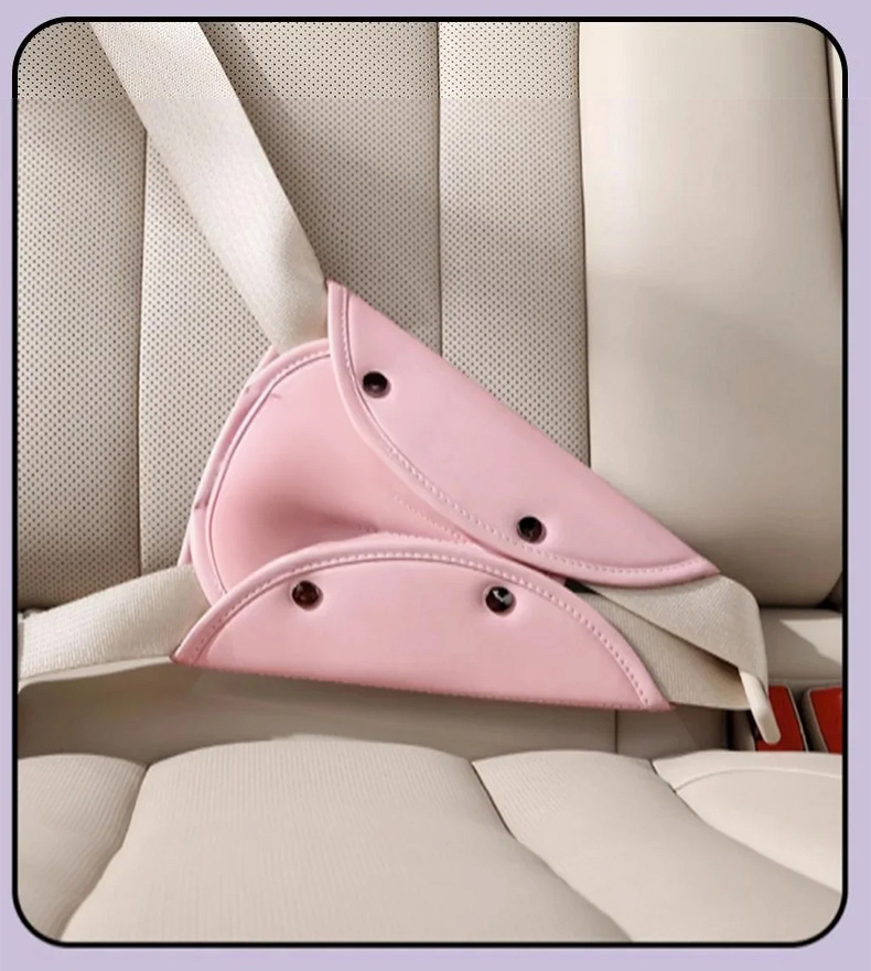 Children's Car Seat Belt Anti-Stranglehold Adjustment Holder Baby Car Strap Auxiliary Belt Shoulder Pad Protective Cover