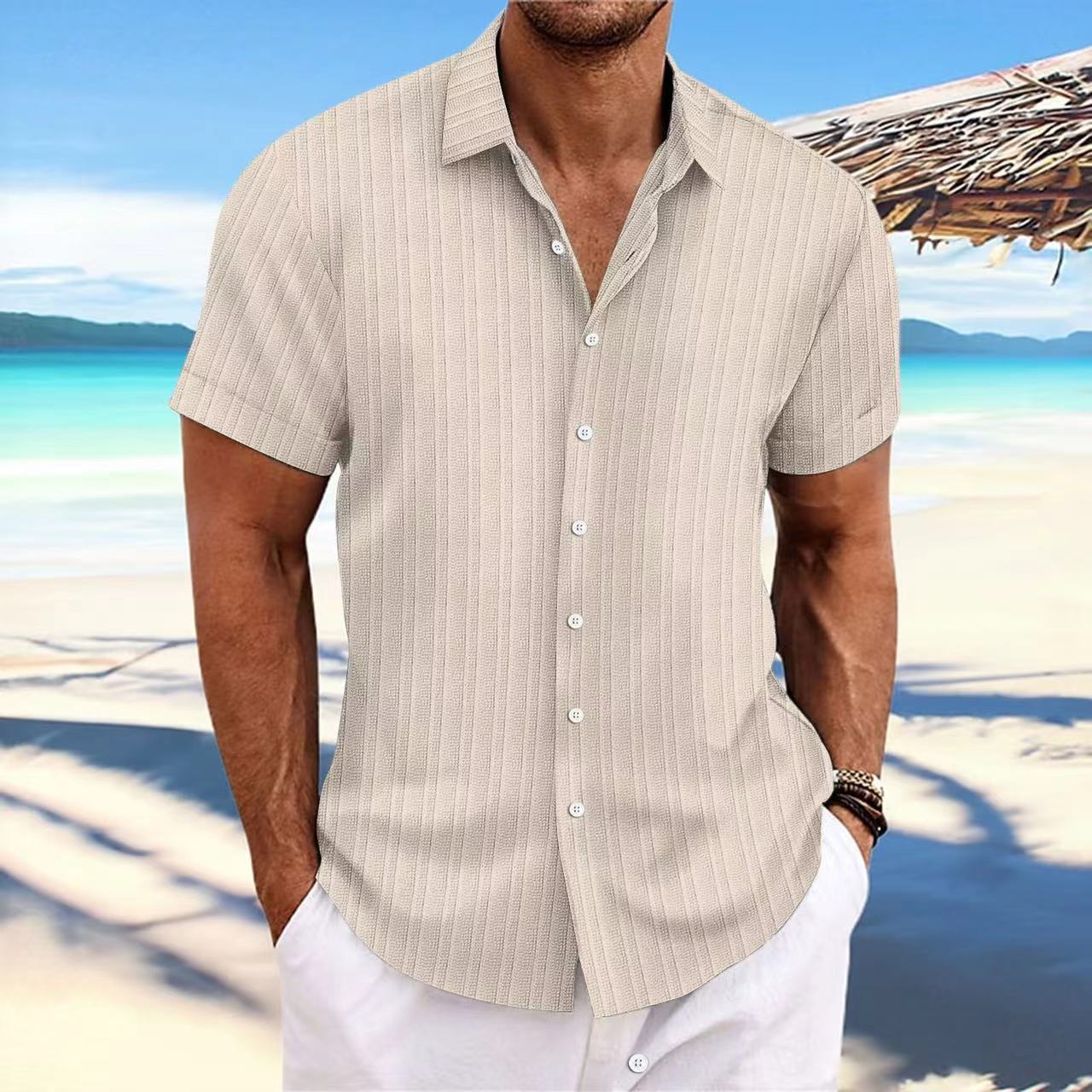 169g Weight Short Sleeve Sleeve Length Regular Sleeve Sleeve Type Cotton Blend, Cotton and Linen Fabric Type Regular Top Length Blouse Tops Type Casual, Street Occasion Turndown Neckline Loose Fit Type Solid Color Pattern Summer Season Men's Gender Simple Style, Classic Style Style Wholesale Men's Cotton Blend Cotton And Linen Simple Style Classic Style Solid Color Short Sleeve Men's Shirts 4