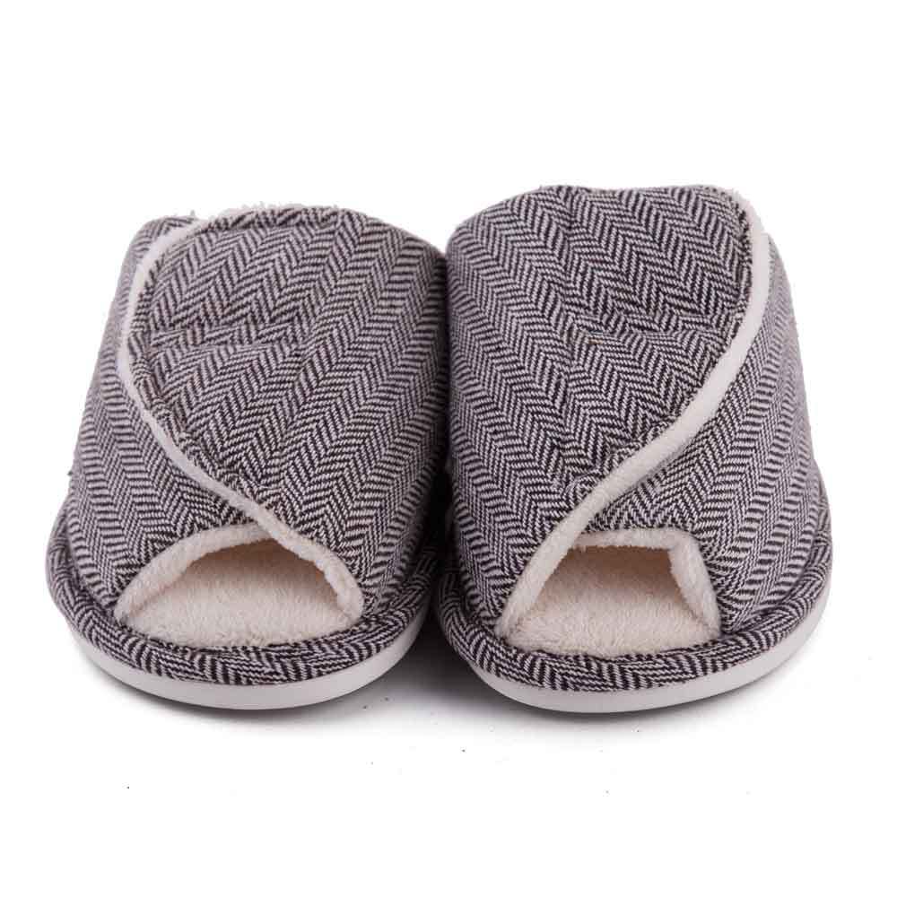 Unisex Casual Stripe Open Toe Cotton Slippers display picture 5
