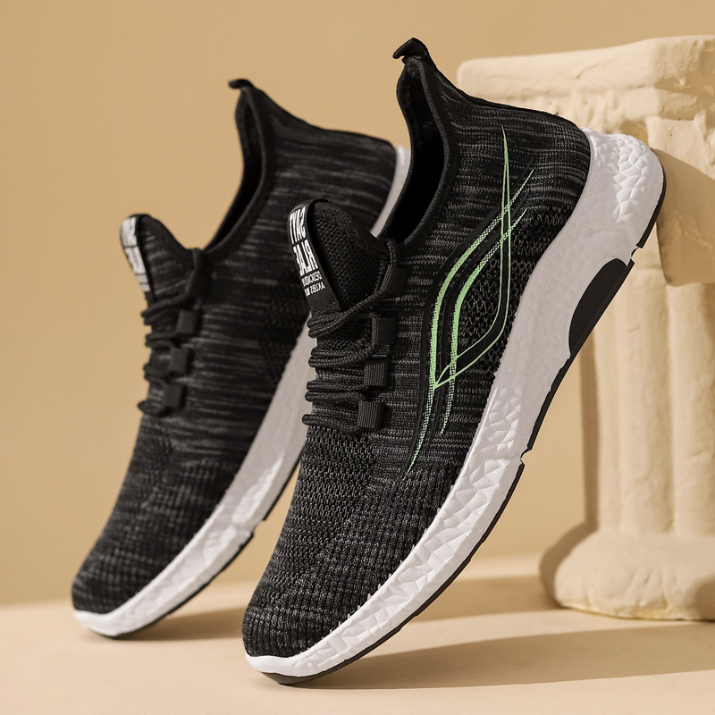 Zapatos para hombre otoño 2025, nueva colección de comercio exterior transfronterizo, zapatos transpirables para hombre, zapatos deportivos versátiles y a la moda, fabricante mayorista para hombre.