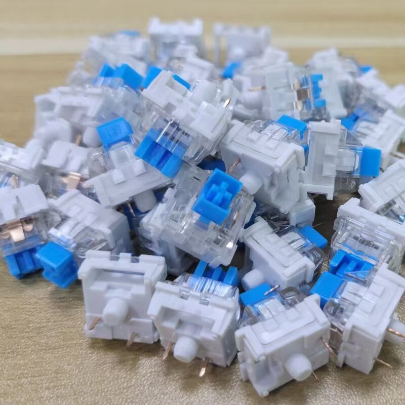 In-Stock Direct Shipment Mechanical Keyboard Switches Blue Axis Red Axis 3D Printed Stress Relief Toy Dustproof Switch Wholesale