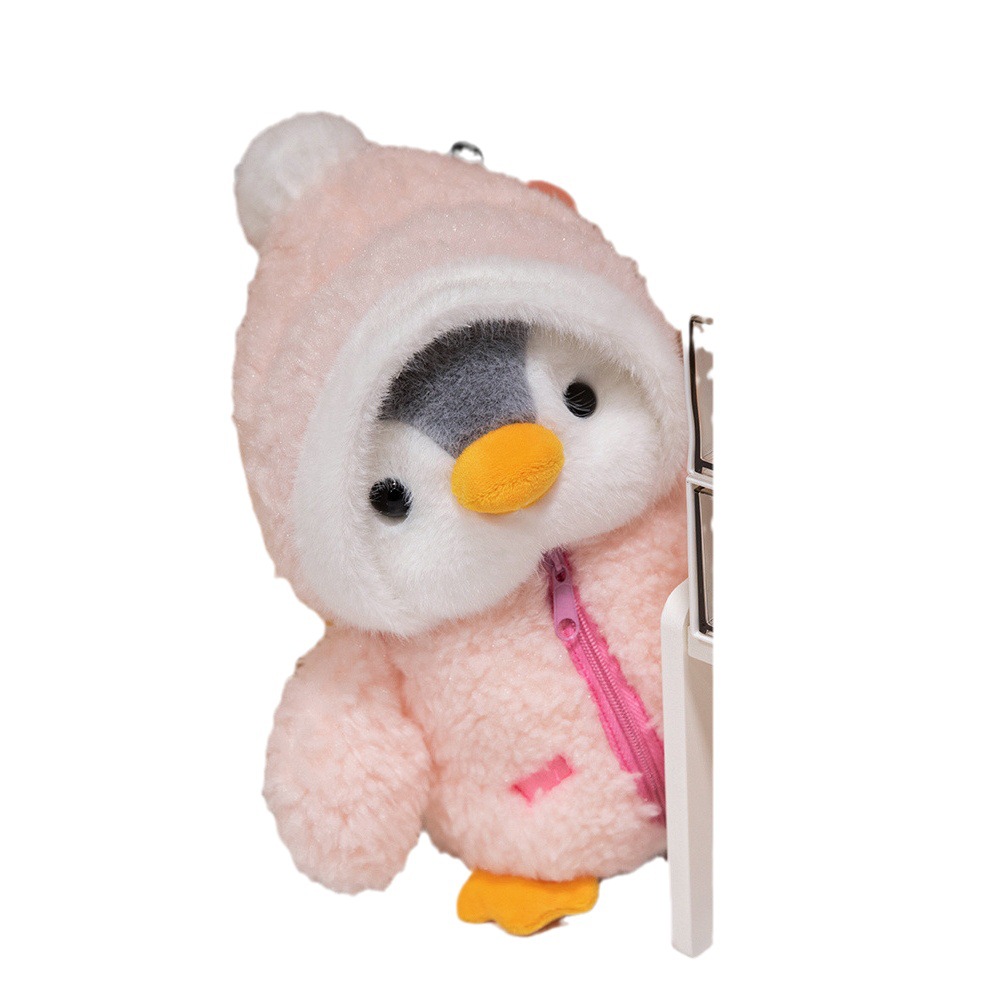 귀여운 슈퍼 귀여운 작은 펭귄 인형 봉제 장난감 원피스 업 펭귄 인형 어린이 PACIFYING 동반 생일 선물