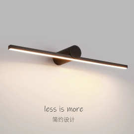 照画壁灯镜前灯卫生间led厕所浴室柜梳妆台北欧轻奢镜子灯