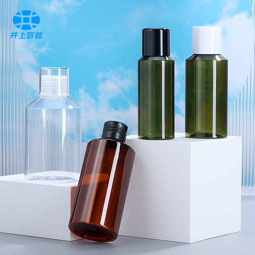Plastic PET skin care hydrosol bottle 100ml 150ml toner bottle cosmetic packaging material repackaging empty bottle