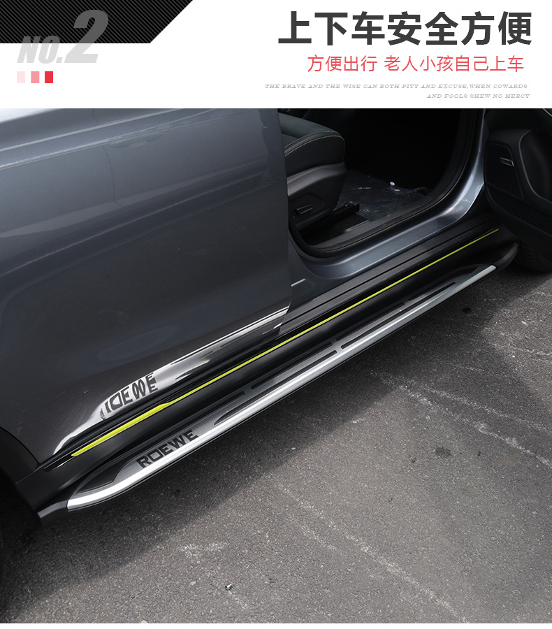 New Rongwei RX5Plus pedal RX5MAX side pedal three generations RX5 dedicated welcome pedal original modification