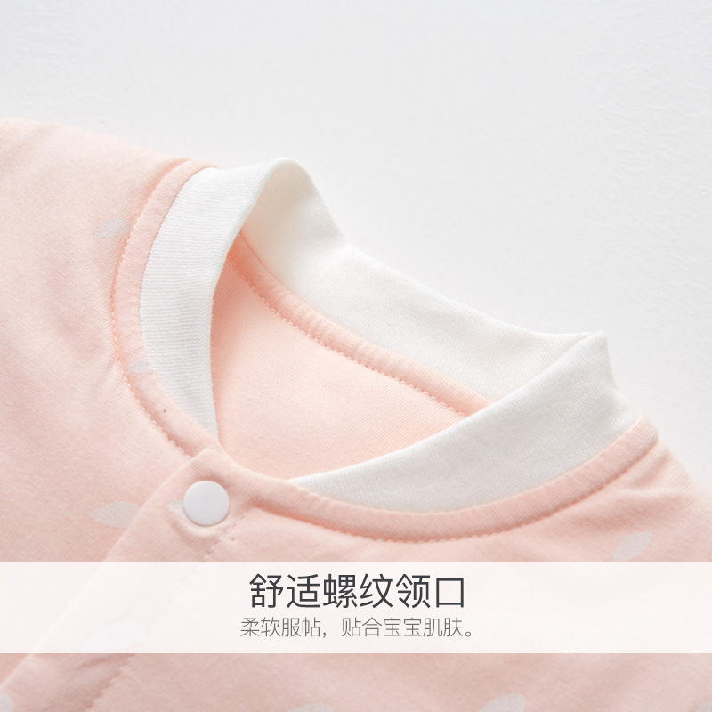 Ropa de bebé recién nacido Primavera, Otoño e Invierno salida Año Nuevo estilo occidental ropa de primavera traje de algodón fino acolchado de los hombres bebé niña mono