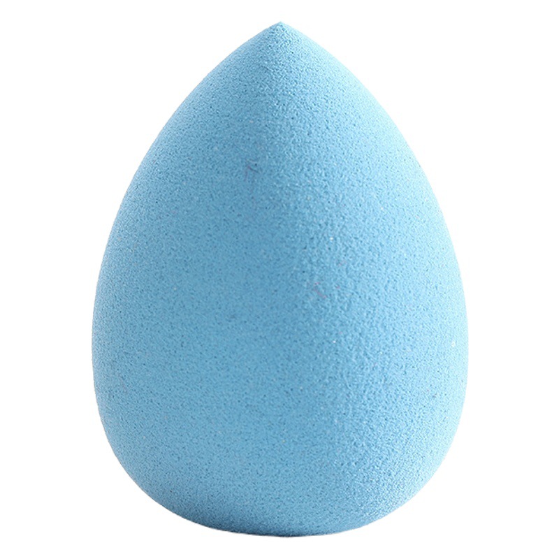 Embalaje independiente belleza huevo poliuretano maquillaje esponja polvo húmedo y seco soplo no-látex fábrica de bolas de maquillaje al por mayor