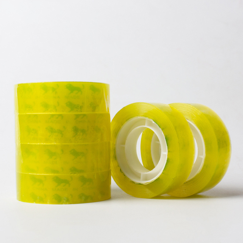 Suministro spot de cinta adhesiva transparente de papelería de oficina material BOPP floral ramo de materiales de embalaje cinta pequeña