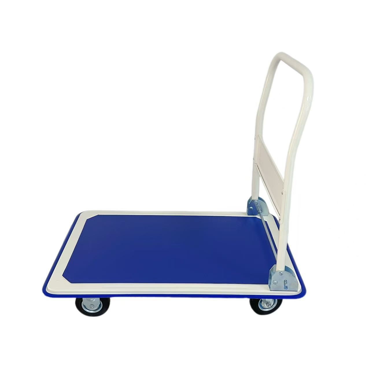 加厚加大平板车手推车小推车拉货搬运车家用折叠静音便携手拉车