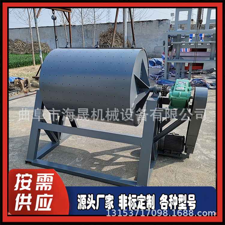 除锈处理废铁干磨研磨机 现货石头做旧倒棱角水磨六角抛光机