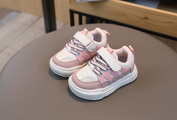 Vårnya Barnsport Pojkar Casual Board Flickor Baby Andas Mesh Upplösta Skor 1-6 år gamla_voghion.com