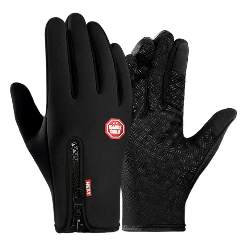 Перчатки для верховой езды на открытом воздухе спортивные лыжные альпинистские перчатки осенне-зимние перчатки с сенсорным экраном Нескользящие водонепроницаемые ветрозащитные флисовые теплые