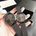 Black Band with Rose Gold Face (Men's & Women's)