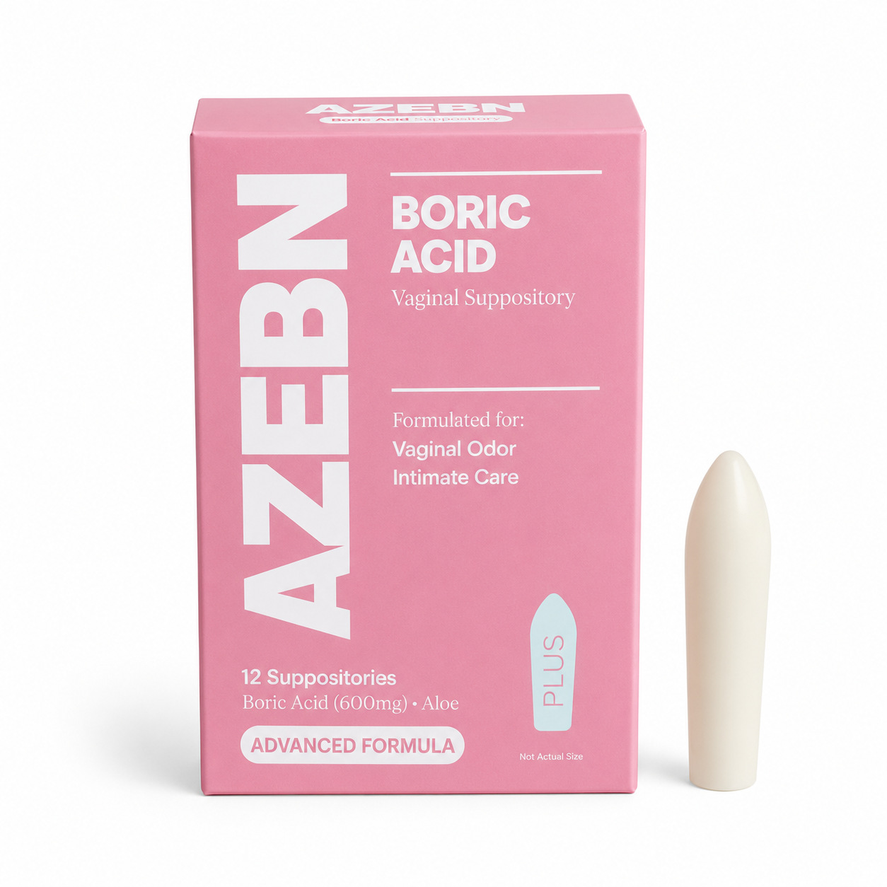 Azebn pink suppositories (12 capsules)