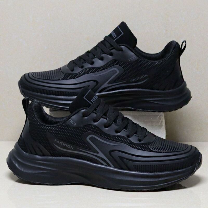[Ultra-lightweight] Waterproof leather sports shoes, trendy and versatile, with a soft sole, non-slip, casual, durable, and suitable for running, for men, perfect for spring and autumn