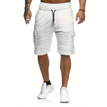 A 26556 Stripe pocket men's shorts ���ƿڴ���ʿ�˶��̿�