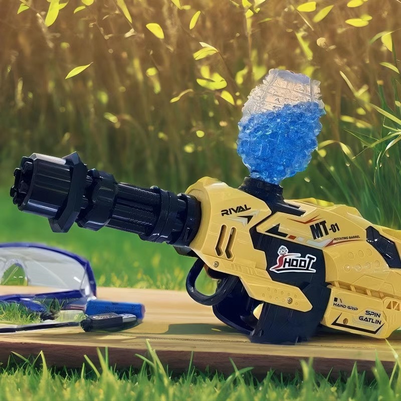 Hierro y acero equipo escudo eléctrico dispensador de pelo juguete niños niño Wearable brazo tiro bomba agua 3 Regalo 6