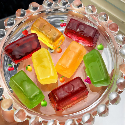 Indonesian Imported FOX'S Crystal Sugar Assorted Fruit Hard Candy in Independent Packaging, Multiple Flavors FOX'S Hoo's Juice Candy