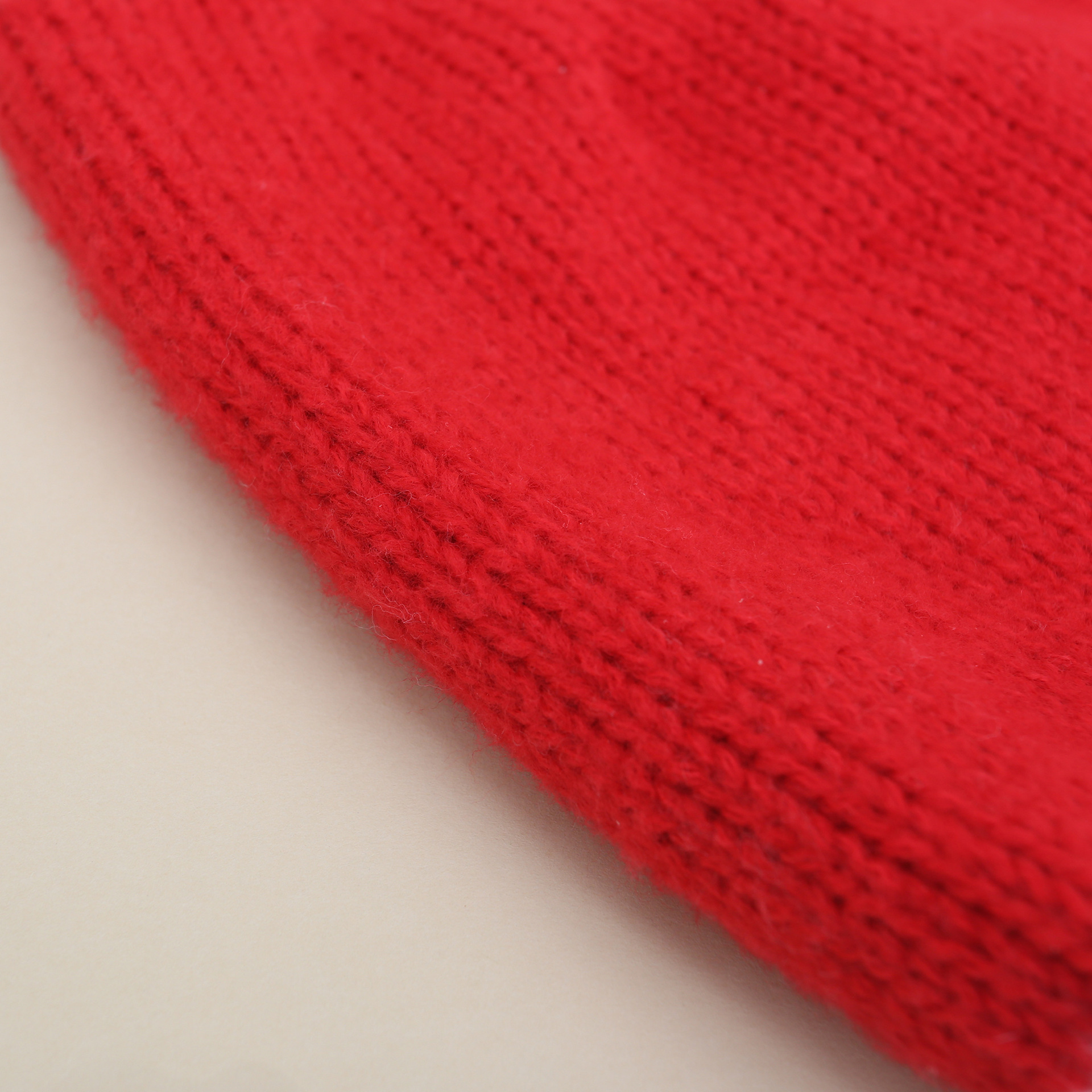 Cappello rosso classico per genitori e figli, spesso lavorato a maglia, per Natale, autunno e inverno, transfrontaliero, europeo e americano_voghion.com