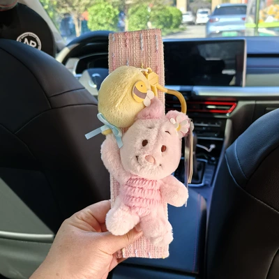 Cover Plush Car Interior Decoration — Seat belt shoulder pad