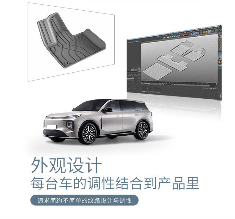 Suitable for 25 Changan Qiyuan Q07 Car Floor Mats, Special Car Floor Mats, Tpe Floor Mats, Environmentally Friendly Trunk Mats
