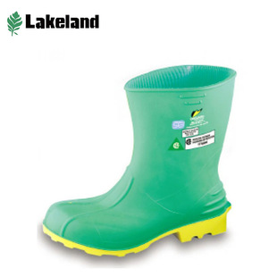 Leakland 87015 HAZMAX Safety Chemical Protection Boots Mid-calf Acid and Alkali Resistant Steel Toe Steel Sole PVC Chemical Protection Boots