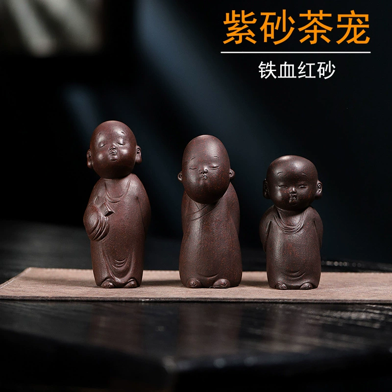 Can be used to brew purple sand tea pets, iron-blooded red sand monks, purple sand tea toys, tea accessories, tea table decorations and ornaments wholesale