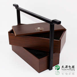 工厂批发木盒包装 胡桃木礼品盒 哑光木质烤漆盒