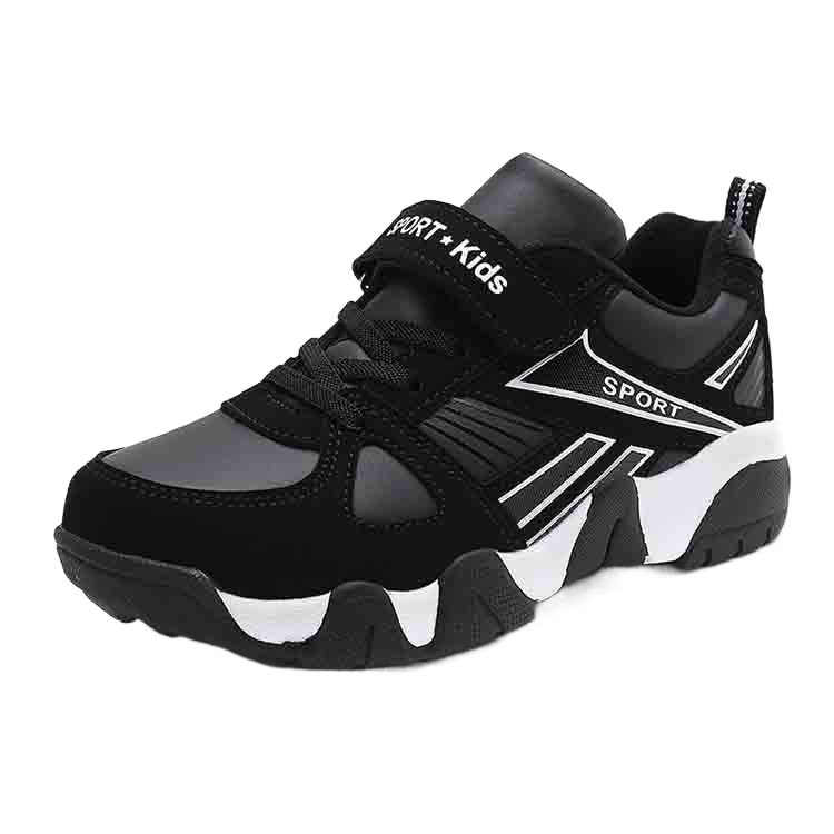 Zapatos Jinjiang zapatos para niños zapatos deportivos de cuero otoño invierno zapatos de algodón para niños grandes zapatos de lana primavera y otoño