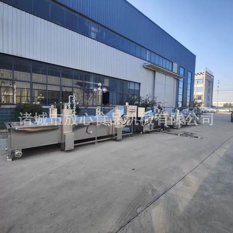 升降式漂烫流水线 豆腐皮漂烫流水线 升降式笋片笋丝漂烫设备