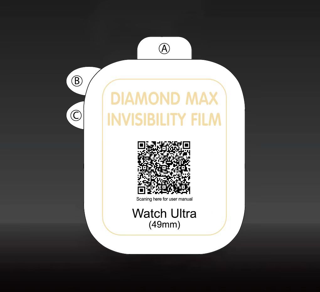 Aplicable a iwatchUltra7 generación S8 45mm diamante Invisible Apple Watch película 44/41mm todo incluido película protectora